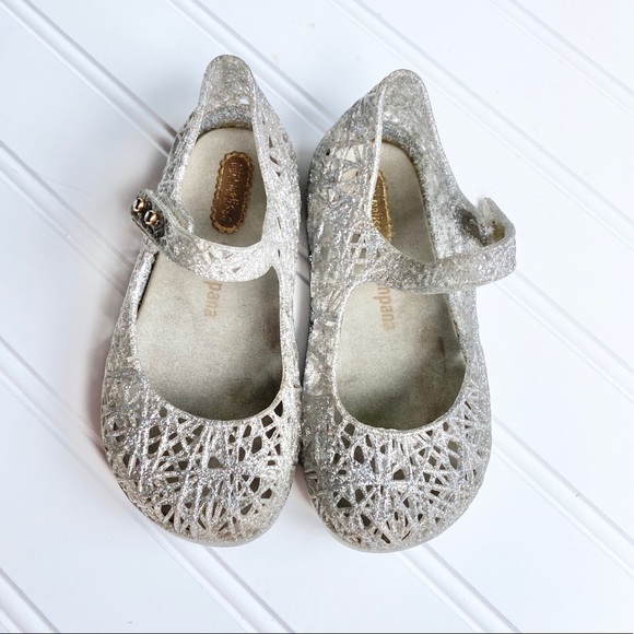 silver glitter mary janes